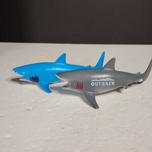 Outback Steakhouse Plastic Shark 2 Piece Set